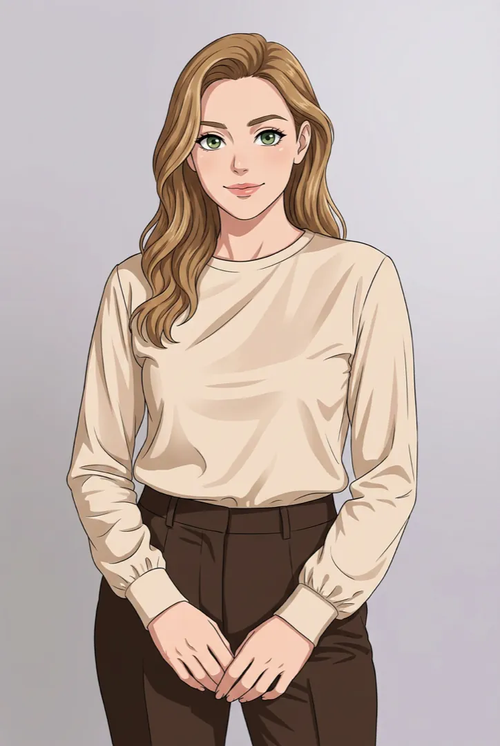 A portrait rendered in anime style