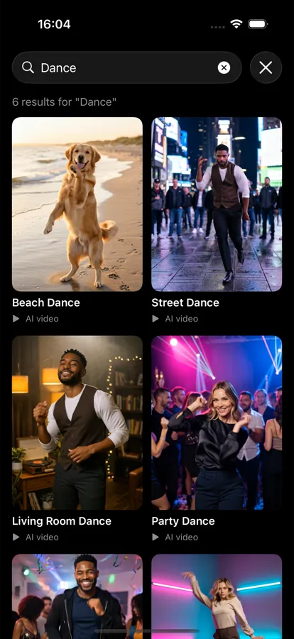 Motionly dance trend search