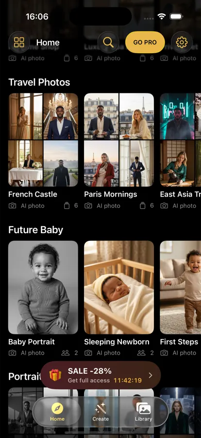 Travel and everyday-life templates in Motionly