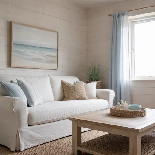 Coastal style living room