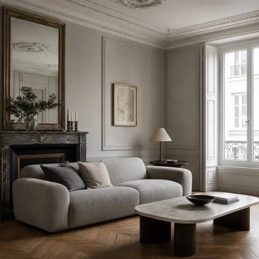 Parisian style living room