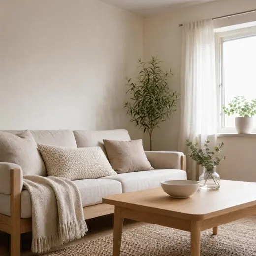 Scandinavian style living room